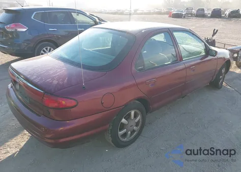 1998 Ford Contour Lx from USA, damaged, VIN 1FAFP6631WK297969